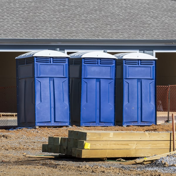 how can i report damages or issues with the portable toilets during my rental period in Fonda IA